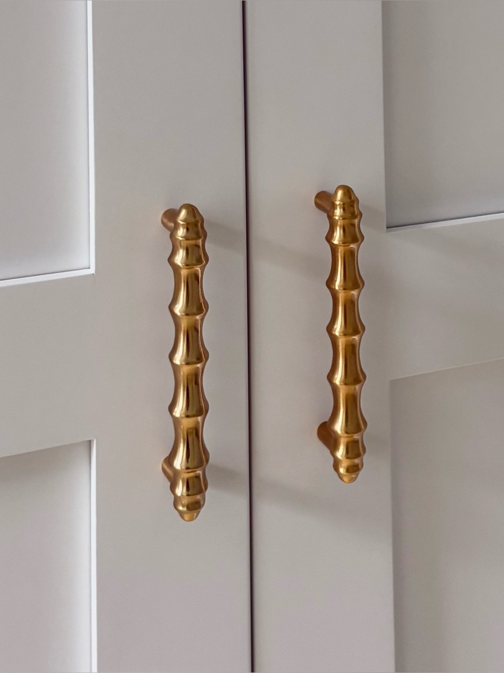 betsyfielddesign Bamboo-Style Cabinet Pulls in Gold NWT